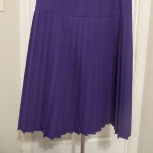 😍 Vintage Purple Pleated Skirt size 12